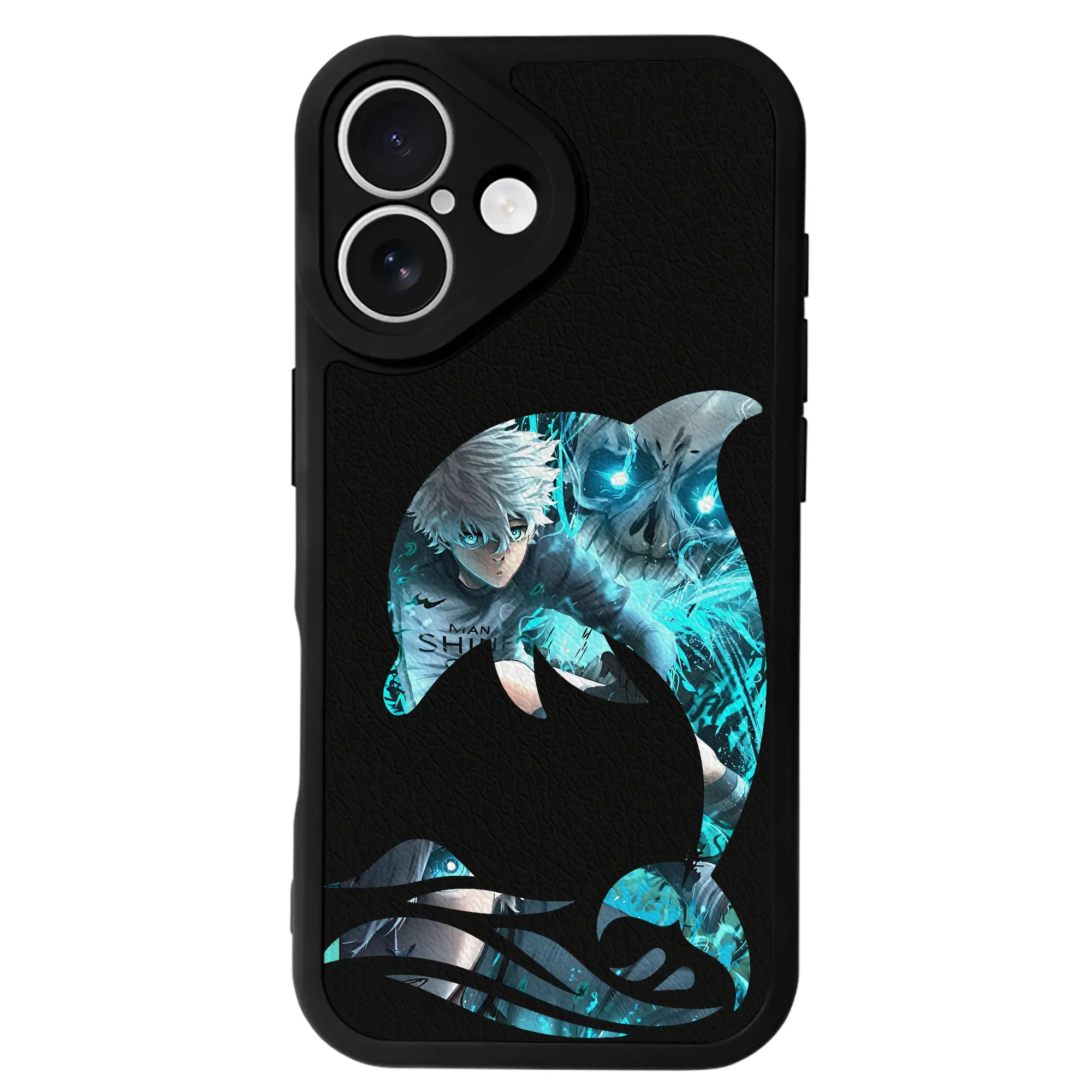 ブルーロック グッズ 凪 誠士郎 - IPhone 16シリーズ対応 ・ シリコンスマホケース ・ レザー調 ・ 高精度フィット ・ 耐衝撃 ・ ワイヤレス充電対応 ・ 精密カット